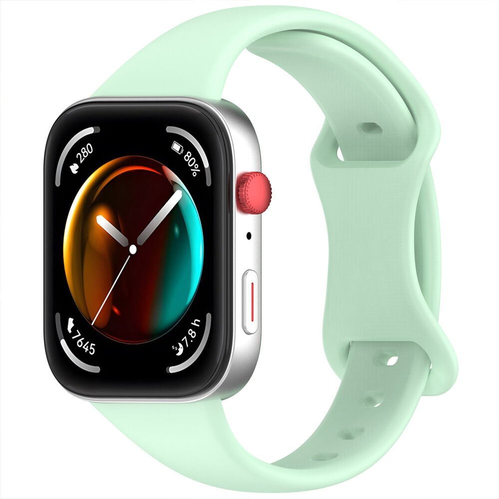 Huawei Watch Fit3 Fit 4 Fit 4 Pro İle Uyumlu İnce Ve Zarif Tasarım Silikon Kordon Kayış Yeşil