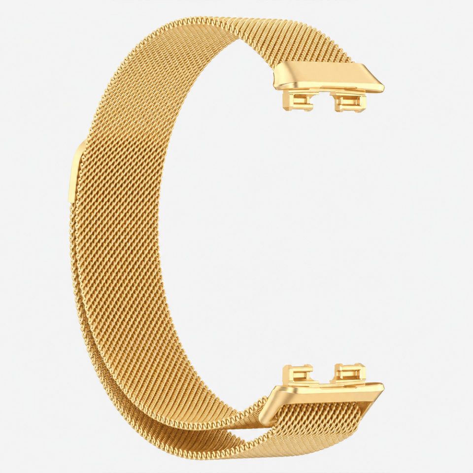 Huawei Band 11 / 11 Pro İle Uyumlu Manyetik Milanese Loop Metal Kordon
