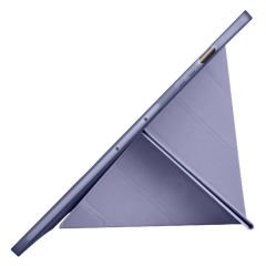 Samsung Tab A8 X200 10.5 İnç Katlanabilir Kalemlikli Standlı Akıllı Kılıf Lavanta - Lavanta