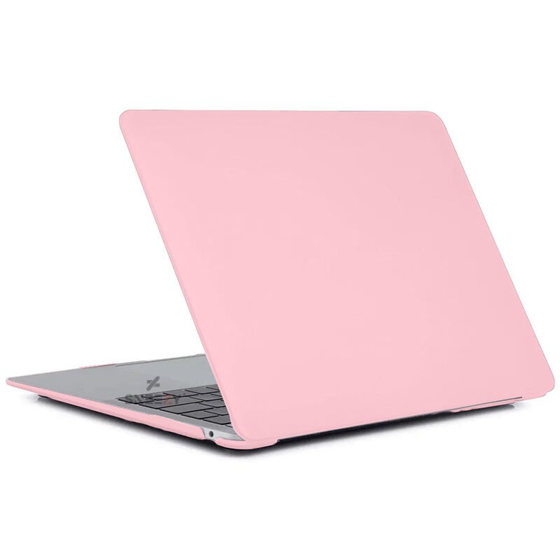 Sneezy Macbook Air M1 Çip Uyumlu A2337 A1932 A2179 13.3″ İle Uyumlu Slate Matte Guard Macbook Kılıfı Pembe - Pembe