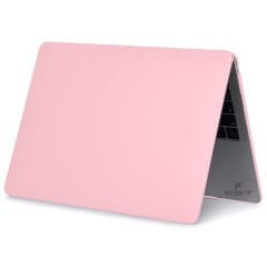 Sneezy Macbook Air M1 Çip Uyumlu A2337 A1932 A2179 13.3″ İle Uyumlu Slate Matte Guard Macbook Kılıfı Pembe - Pembe