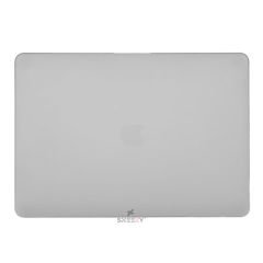 Sneezy Macbook Air M1 Çip Uyumlu A2337 A1932 A2179 13.3″ İle Uyumlu Slate Matte Guard Macbook Kılıfı Şeffaf - Şeffaf