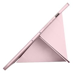 Samsung Tab A8 X200 10.5 İnç Katlanabilir Kalemlikli Standlı Akıllı Kılıf Pembe - Pembe