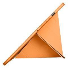 Samsung Tab A8 X200 10.5 İnç Katlanabilir Kalemlikli Standlı Akıllı Kılıf Turuncu - Turuncu