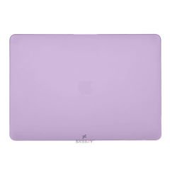 Sneezy Macbook Pro M1 M2 Çip 13.3″ A2338 A2289 İle Uyumlu Slate Matte Guard Macbook Kılıfı Lila - Lila
