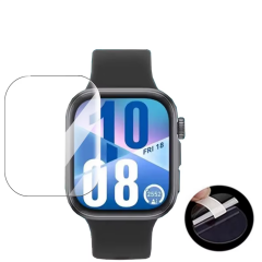 Huawei Watch Fit 4 Pro İle Uyumlu Kolay Takılabilir Takma Aparatlı Temperli Cam Ekran Koruyucu