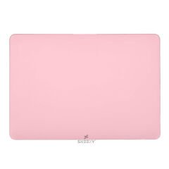 Sneezy Macbook Pro M1 M2 Çip 13.3″ A2338 A2289 İle Uyumlu Slate Matte Guard Macbook Kılıfı Pembe - Pembe