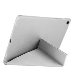 Samsung Tab S6 Lite P610 10.4 İnç Katlanabilir Kalemlikli Standlı Akıllı Kılıf Gri - Gri