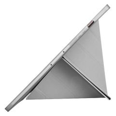 Samsung Tab S6 Lite P610 10.4 İnç Katlanabilir Kalemlikli Standlı Akıllı Kılıf Gri - Gri