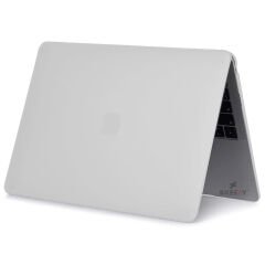 Sneezy Macbook Pro M1 M2 Çip 13.3″ A2338 A2289 İle Uyumlu Slate Matte Guard Macbook Kılıfı Şeffaf - Şeffaf