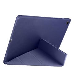 Samsung Tab S6 Lite P610 10.4 İnç Katlanabilir Kalemlikli Standlı Akıllı Kılıf Lacivert - Lacivert