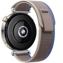 Huawei Watch GT4 41mm Uyumlu Kordon Trail Loop Cırtlı Yumuşak Kumaş Şık Kordon Mavi