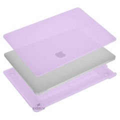 Sneezy Macbook Pro 2021/23 14,2 M1-M2 Çip A2442 A2779 Uyumlu Slate Matte Guard Macbook Kılıfı Lila - Lila