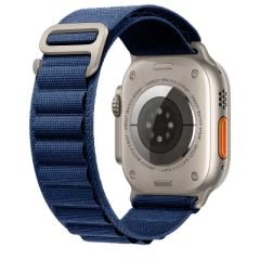 Apple Watch 49mm Ultra Seri Uyumlu Frost Alpine Loop Kordon Lacivert