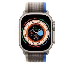 Apple Watch 49mm Ultra Seri Uyumlu  Wander Trail Loop Kordon Mavi