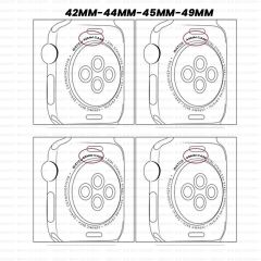 Apple Watch 42mm 44mm 45mm Seri 1 2 3 4 5 6 7 8 Se Uyumlu Wander Trail Loop Kordon Mavi