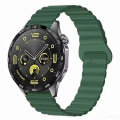 Huawei Watch 3 Elite-Classic 46mm-Watch 3 Pro-Elite 22mm Uyumlu Harmony Duo Magnetik Silikon Kordon