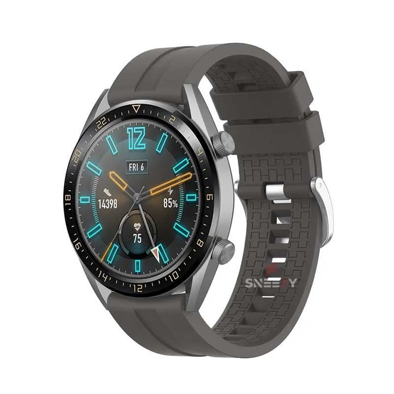 Huawei Watch GT Runner-Sport 46mm- GT2 E 22mm Uyumlu NovaGT Supreme Silikon Kordon