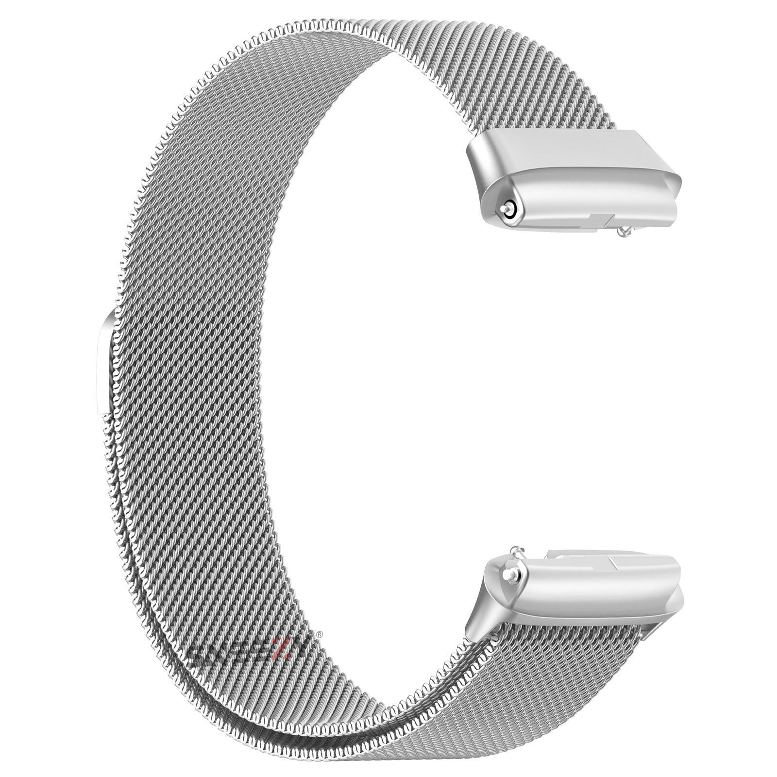 Sneezy Redmi Watch 3 Active İle Uyumlu Metal Hasır Kordon Woven Wire Metal Tasarım Kordon Gümüş