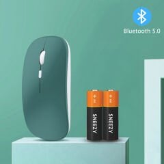 Tüm Xiaomi Tablet İle Uyumlu Pilli Sessiz Mouse Bluetooth Kablosuz Mouse Fare