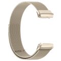 Sneezy Redmi Watch 3 Active İle Uyumlu Metal Hasır Kordon Woven Wire Metal Tasarım Kordon Retro Gold
