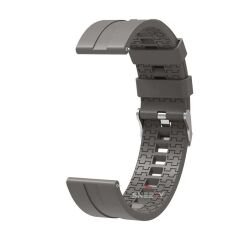 Huawei Watch GT2 Elite-Sport-Classic 46mm-GT2 Pro 22mm Uyumlu NovaGT Supreme Silikon Kordon Koyu Gri