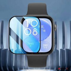 Sneezy Huawei Watch Fit 3 Ekran Koruyucu Polymer Temperli Nano 0.5 mm Watch Ekran Koruyucu