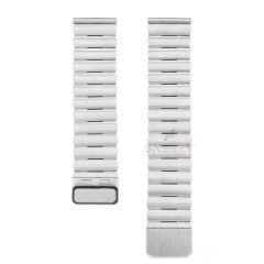 Sneezy Xiaomi Watch S1 -S1 Active -Mi Watch -Watch Color İle Uyumlu 22mm Clasp Manyetik Metal Kordon Gümüş - Gümüş