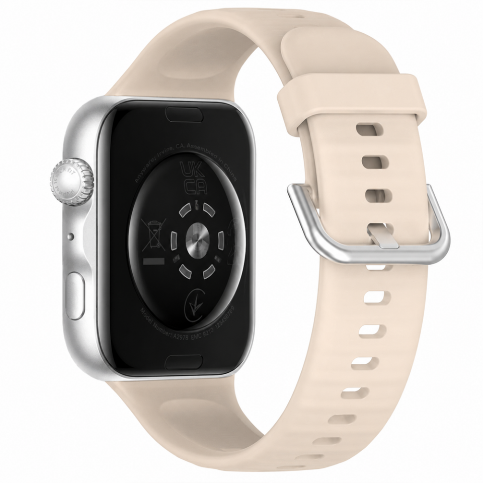 Huawei Watch Fit 5 Pro İle Uyumlu Metal Tokalı Yumuşak Soft Silikon Kordon