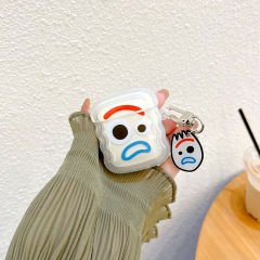 Apple AirPods 3.Nesil Uyumlu Kopçalı Sevimli Figür Silikon Kılıf