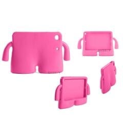 Apple iPad 10.Nesil 10.9 İnç Uyumlu KidSafe Silikon Kollu Çocuk Tablet kılıfı Pembe - Pembe