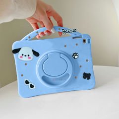 Samsung Tab S6 Lite P610 10.4 İnç Jolly Döner Standlı Kids Çocuk Tablet Kılıfı Mavi - Mavi