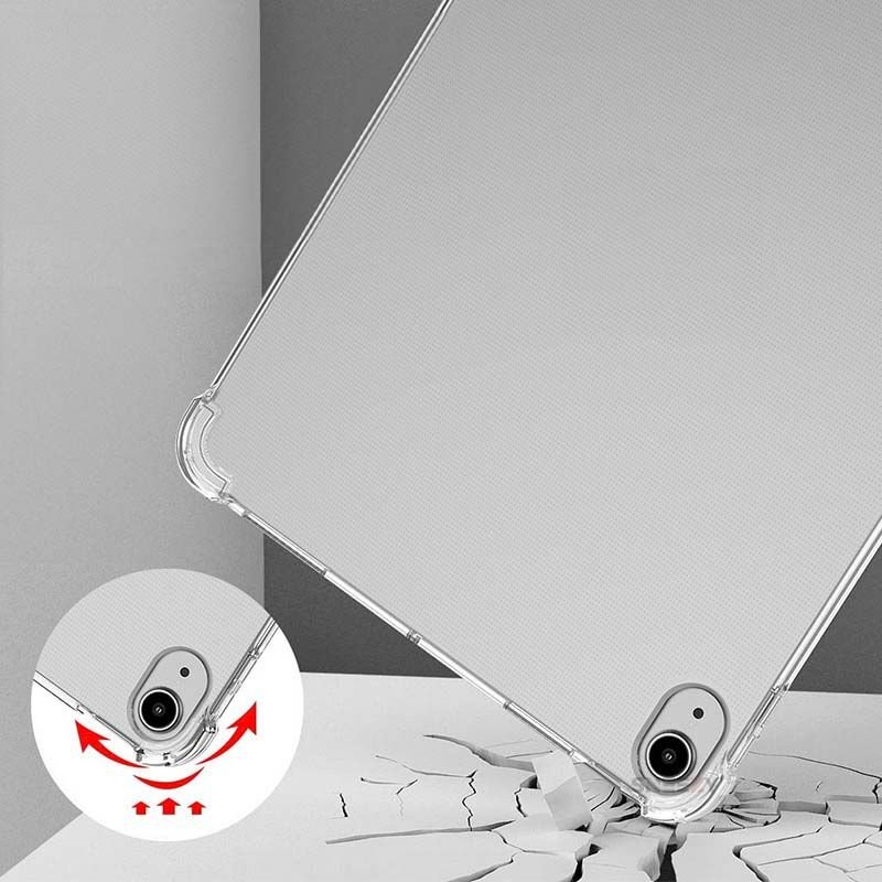 Apple iPad Air 4. 5. Nesil 10.9 İnç Kılıf ShockArmor Clear Köşe korumalı şeffaf tablet kılıfı