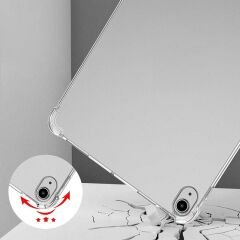 Apple iPad Air 4. 5. Nesil 10.9 İnç Kılıf ShockArmor Clear Köşe korumalı şeffaf tablet kılıfı