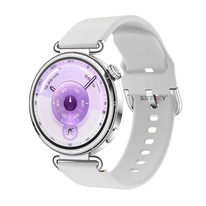 Huawei Watch GT6 41mm İle Uyumlu Yumuşak PureLux Soft Tokalı Silikon Kordon