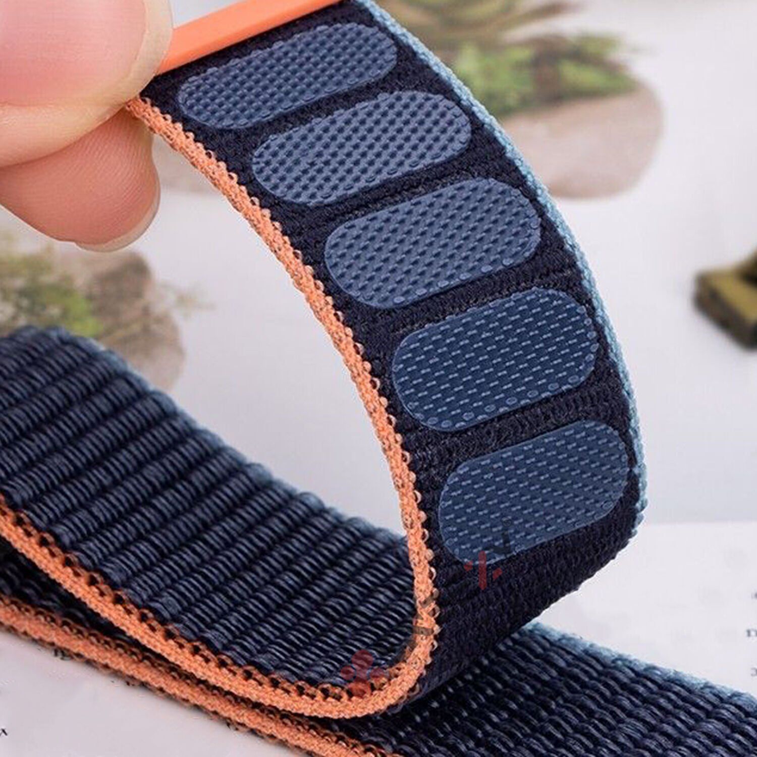 Xiaomi Mi Band 8 İle Uyumlu Hasır Nylon Akıllı Bileklik Kordon - Saat Kordonu Açık Yeşil