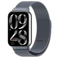Sneezy Xiaomi Mi Band 8 Pro Uyumlu Woven Wire Tasarım Metal Hasır Kordon