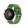 Huawei Watch GT6 41mm İle Uyumlu Yumuşak PureLux Soft Tokalı Silikon Kordon Haki