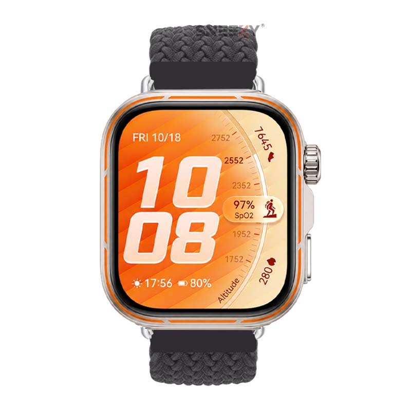 Huawei Watch Fit 5 Pro İle Uyumlu Metal Klipsli Solo Fiberlink Yumuşak Kumaş Örgü Kordon