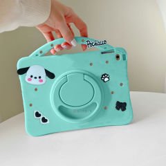 Samsung Tab A7 Lite T220 8.7 İnç Jolly Döner Standlı Kids Çocuk Tablet Kılıfı Turkuaz - Turkuaz