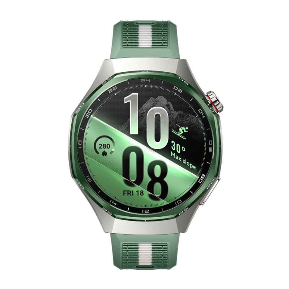 Huawei Watch GT7 Pro 46mm İle Uyumlu SportStripe Örgü Desen Metal Tokalı Silikon Akıllı Saat Kordonu