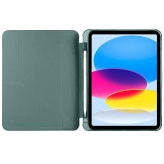 İpad 10.Nesil 10.9 inç 2022 Uyumlu Üçgen Katlanabilir Kalemlikli Yatay Dikey Standlı Akıllı Kılıf