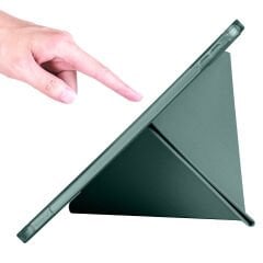 İpad 10.Nesil 10.9 inç 2022 Uyumlu Üçgen Katlanabilir Kalemlikli Yatay Dikey Standlı Akıllı Kılıf