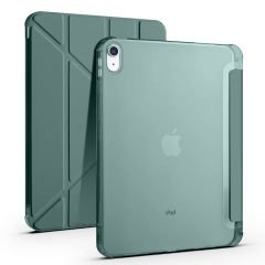 İpad 10.Nesil 10.9 inç 2022 Uyumlu Üçgen Katlanabilir Kalemlikli Yatay Dikey Standlı Akıllı Kılıf Haki - Haki