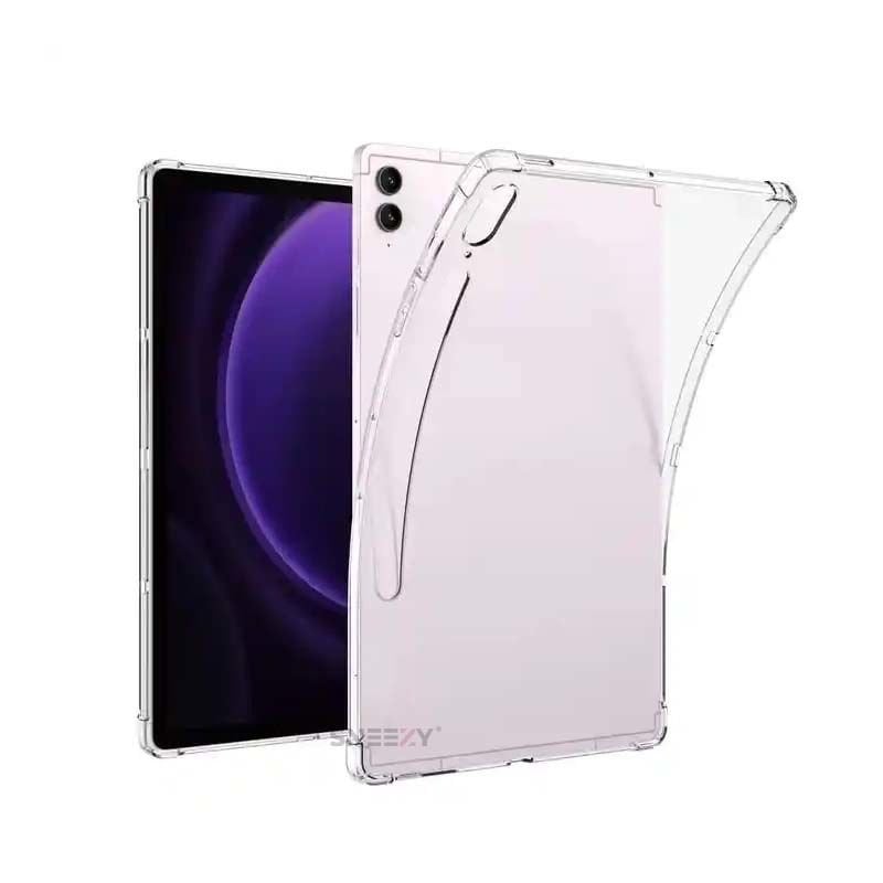 Samsung Tab S9 Ultra SM-X910 14.6 İnç Kılıf ShockArmor Clear Köşe korumalı şeffaf tablet kılıfı