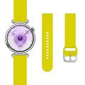 Huawei Watch GT6 41mm İle Uyumlu Yumuşak PureLux Soft Tokalı Silikon Kordon Sarı