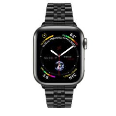 Apple Watch Ultra Seri 49mm Uyumlu Ironmesh Döküm Çelik Metal Kordon Siyah