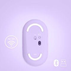 Tüm İpad Modelleriyle Uyumlu B110 520-092716 Sessiz Optik Kablosuz Mouse Pilli Lavanta