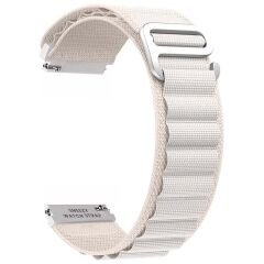 Samsung Galaxy Watch 5 40-44mm Uyumlu 20mm Frost Alpine Loop Kordon Starlight - Starlight