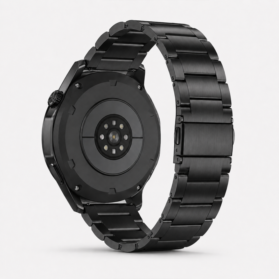 Huawei Watch GT6 Pro 46mm İle Uyumlu Katlanır Klipsli Paslanmaz Çelik Saat Kordonu